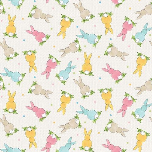 Peek A Boo Bunnies - Tossed Bunnies Cream