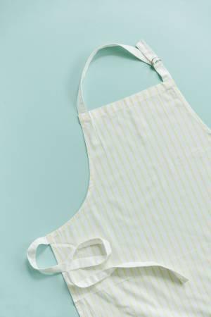 Pinstripe Apron Blank - Yellow