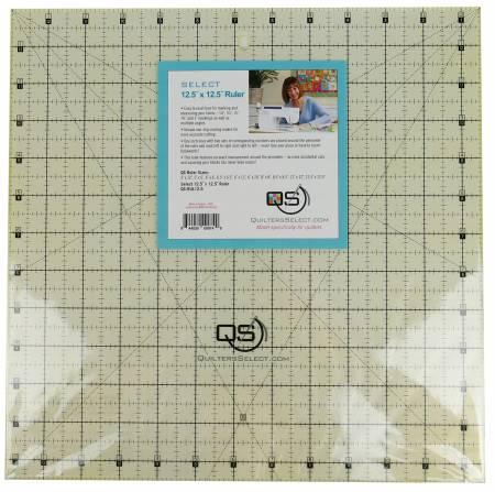 Quilters Select 12.5 X 12.5 Non Slip Ruler