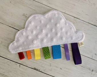 Rainbow Cloud Crinkle Toy Kit