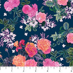 Rosa - Dk Blue Flowers
