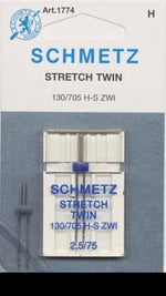 Schmetz Stretch Twin 2.5/75