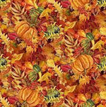 Seasons Autumn Pumpkins/Leaves
