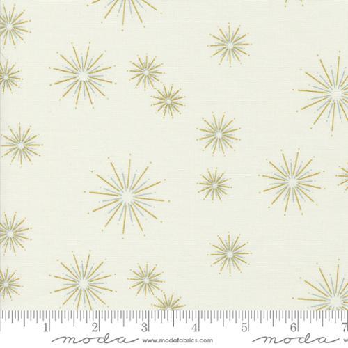Shimmer Metallic - Ivory Spiros w/ Dots