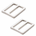 Slider Flat Widemouth 1" - Nickle Set of Two