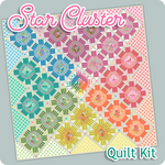 Star Cluster Quilt Kit - Featuring Everglow by Tula Pink