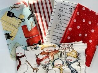 Stargazer Bundle w/Backing - Snowmen