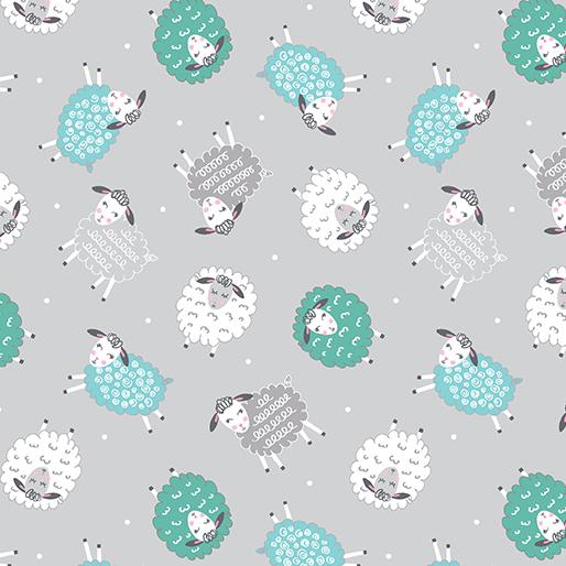 Sweet Little Lamb - Dreamy Little Lamb Gray