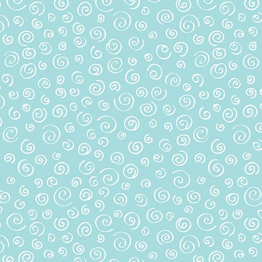 Sweet Little Lamb - Dreamy Swirls Aqua