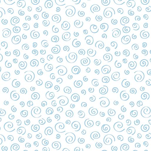 Sweet Little Lamb - Dreamy Swirls White