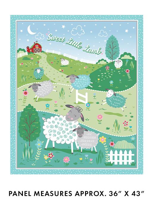 Sweet Little Lamb - Little Lamb Panel Multi