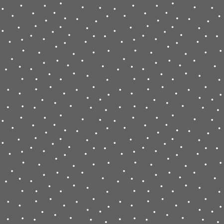 Tiny Dots Grey w/White