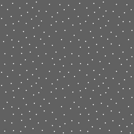 Tiny Dots Grey w/White