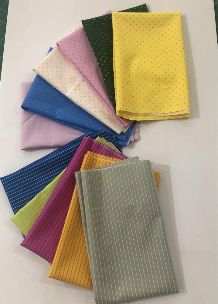 True Colors Tiny Dots &  Stripes FQ Bundle