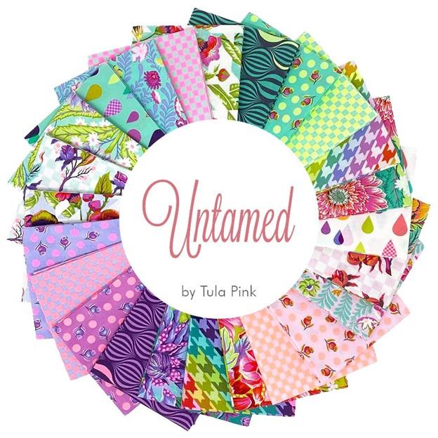 Tula Pink - Untamed Collection Half Yard Bundle - 24 Half Yards