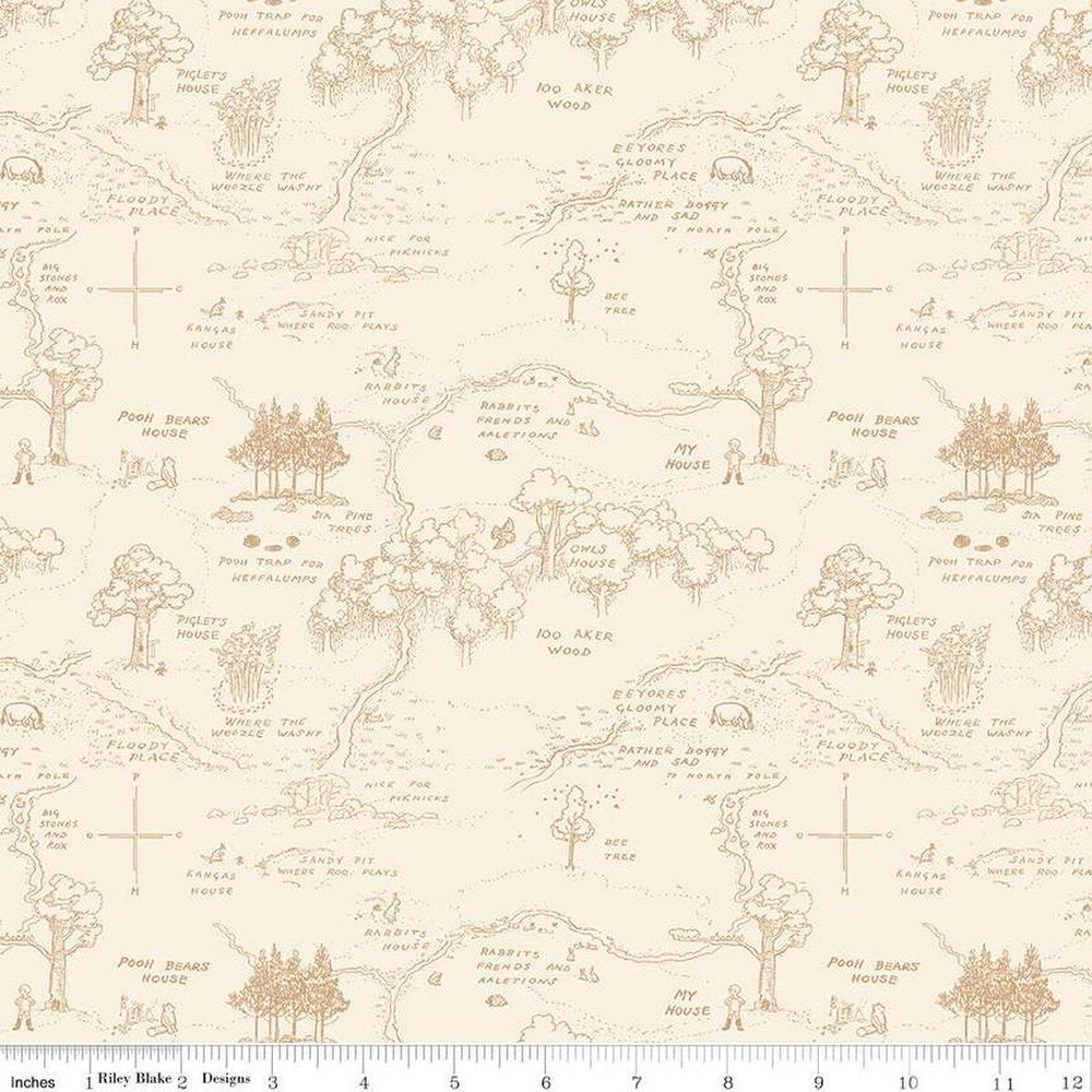 Winnie The Pooh - Map Cream