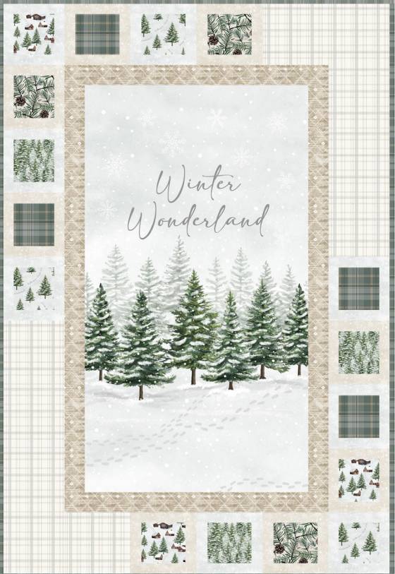 Winter Wonderland Quilt Kit - Includes Binding & Pattern