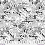 Writing on The Wall - Word Collage White