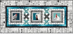 Zooming Chickens Runner Inc. Pattern and Binding & Backing