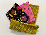 3-yard Quilt  Kit  Includes Binding - Black Floral