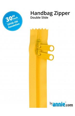 30" Double Slide Zipper Dandelion