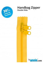 30" Double Slide Zipper Dandelion