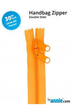30" Double Slide Zipper Papaya