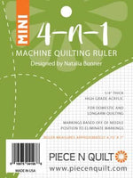 4- N-1 Mini Machine Quilting Ruler