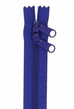 40" Double Slide Zipper - Cobalt