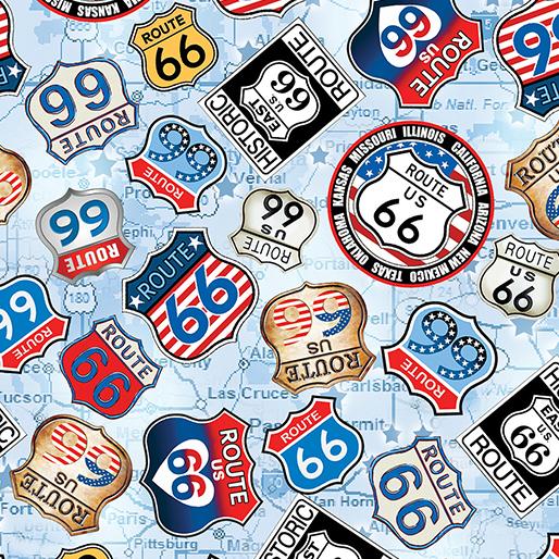 American Highway - Route 66 Signs