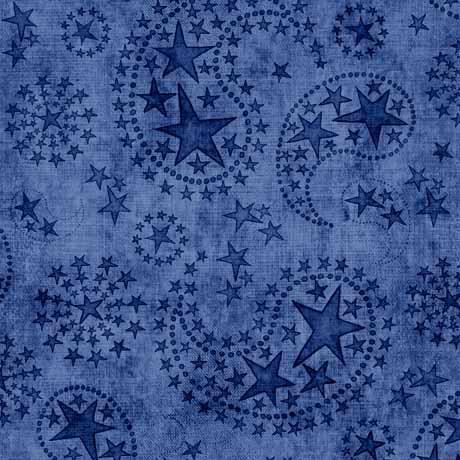 American Spirit - Star Paisley Toss Blue