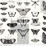 Art Journal Butterflies White