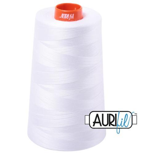 Aurifil 50wt Cone Thread - White
