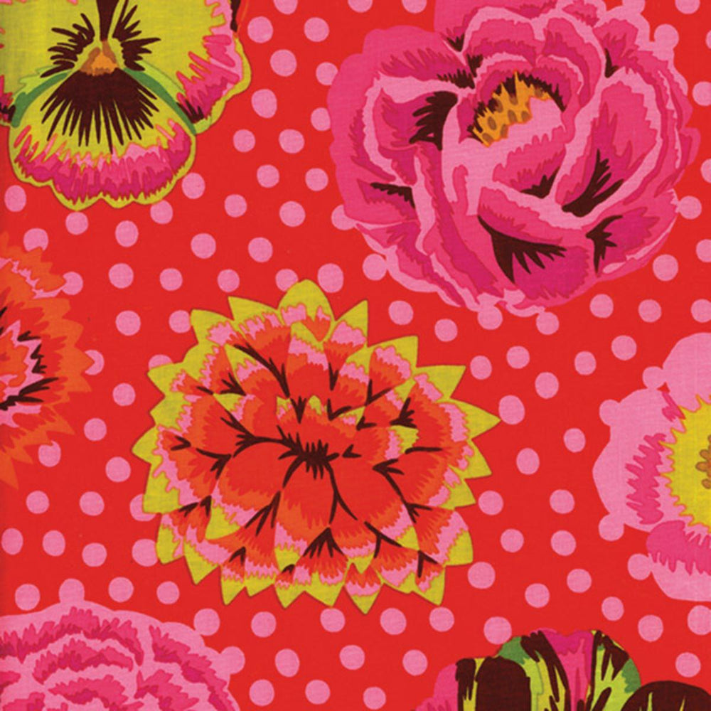Big Blooms - Red  Kaffe Fassett