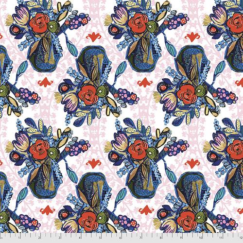 Boho Blooms Blue Vases - Multi