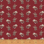 Camilla Floral on Scarlet