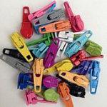 Candy Color Zipper Pulls Assorted