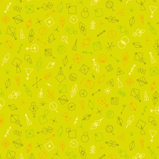 Century Prints Deco Glow - Glitter Kiwi