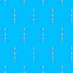 Century Prints Deco Glow - Talisman Blue Honeysuckle