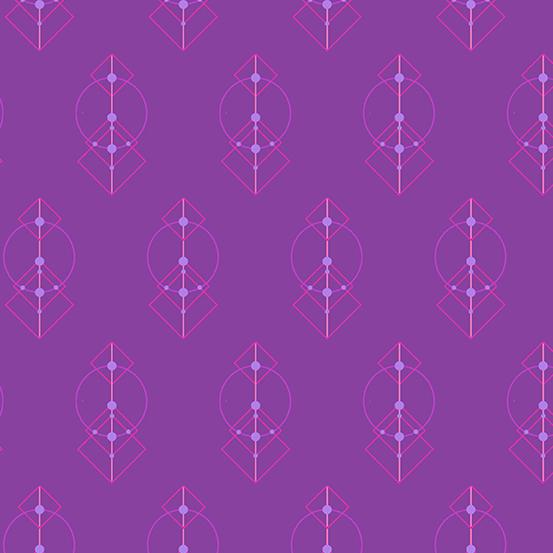 Century Prints Deco Glow - Talisman Grape