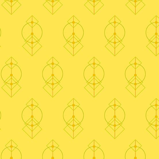 Century Prints Deco Glow - Talisman Lemon