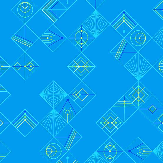 Century Prints Deco Glow - Tiles Acai