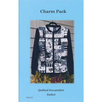 Charm Pack Quilted Sweatshirt Jacket