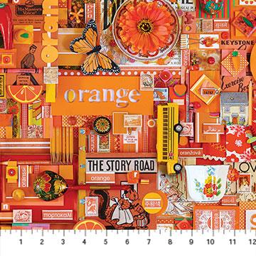 Color Collage Orange