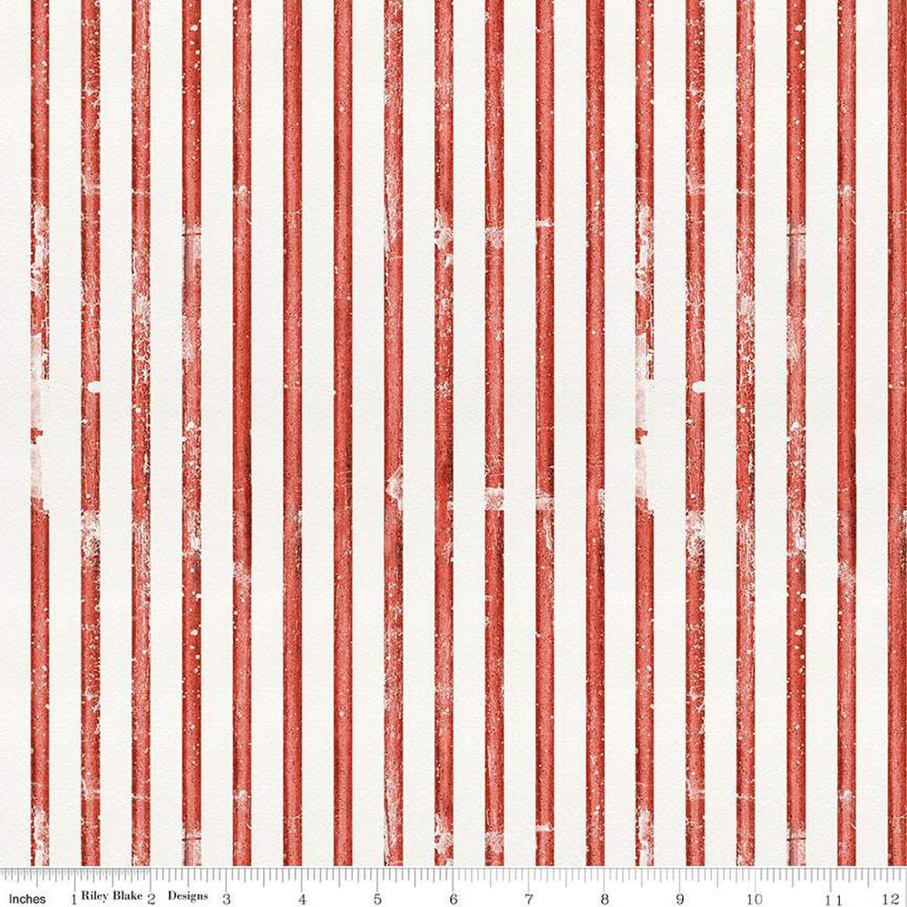 White as Snow - Scarf Stripe Red
