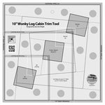 Creative Grid 10" Wonky Log Cabin Trim Tool