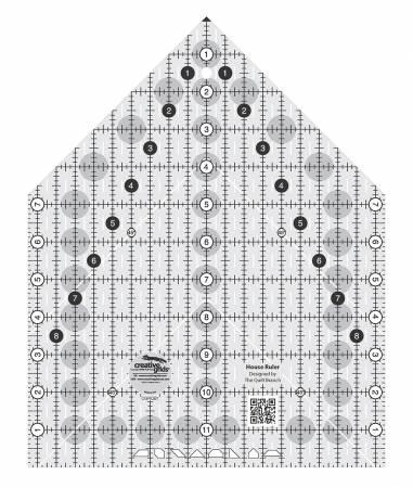 Creative Grids House  Quilt Ruler