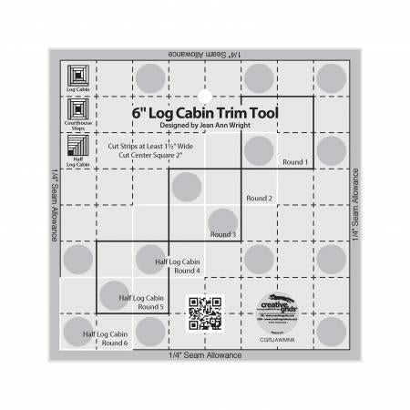 Creative Grids Log Cabin  Trim Tool 6in