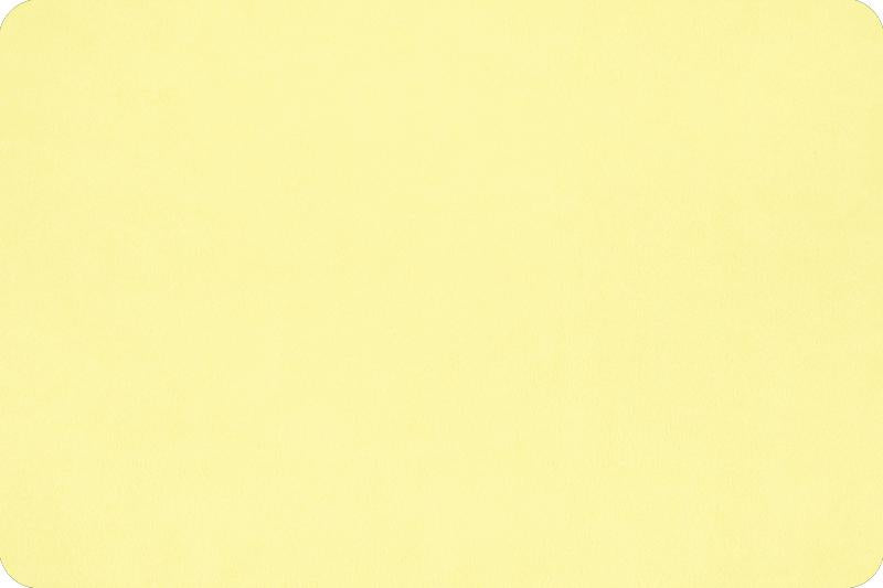 Cuddle Solid Yellow - 60" Wide
