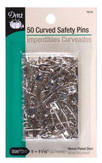 Curved Safety Pins - Dritz  sz1 50ct